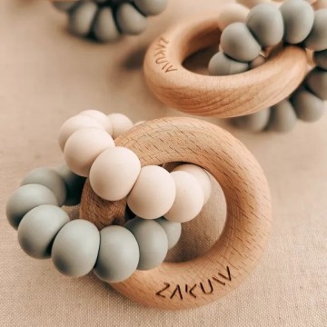 Anneau de dentition bois et...