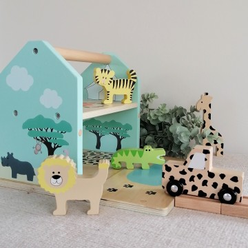 circuit en bois safari