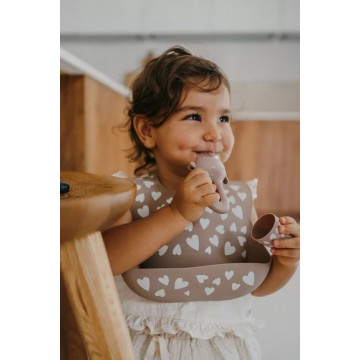 bavoir et grignoteuse bébé silicone