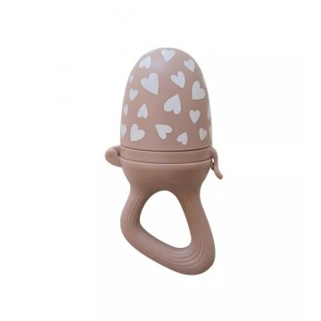 grignoteuse bébé silicone taupe